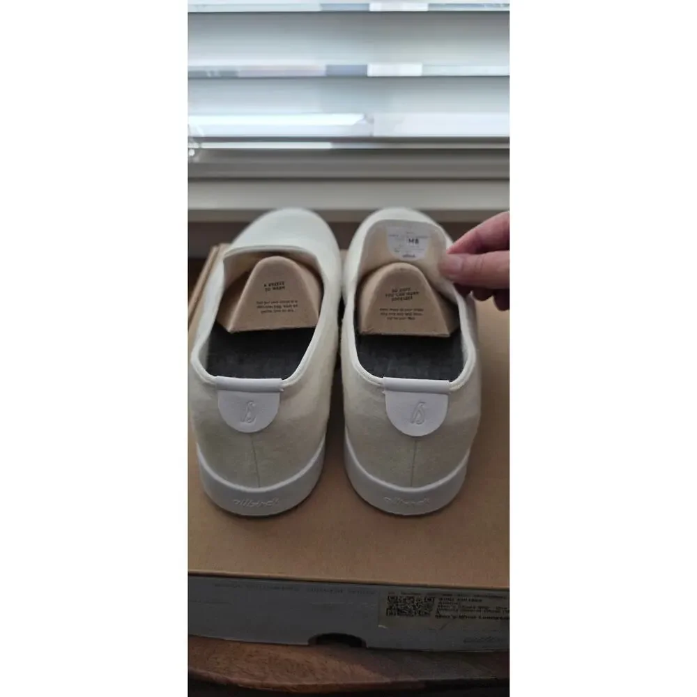 Men's Allbirds Wool Loungers Natural White Size 8 NIB